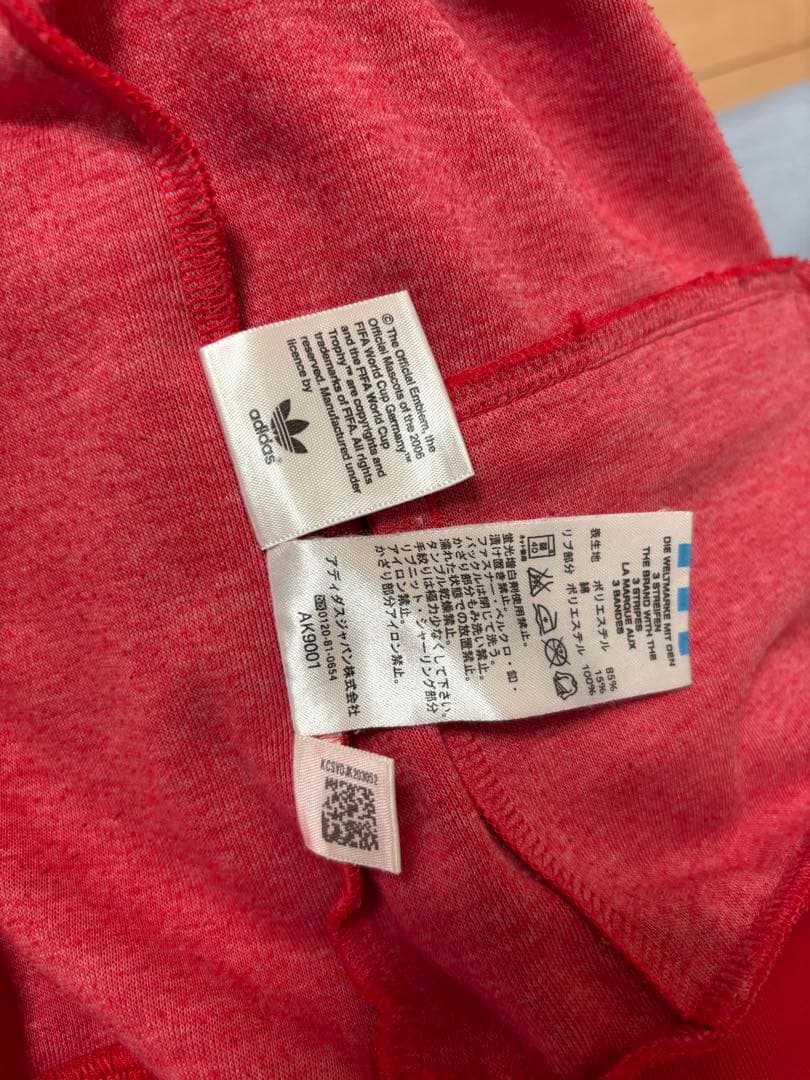 adidas スペイン ジャージ 赤