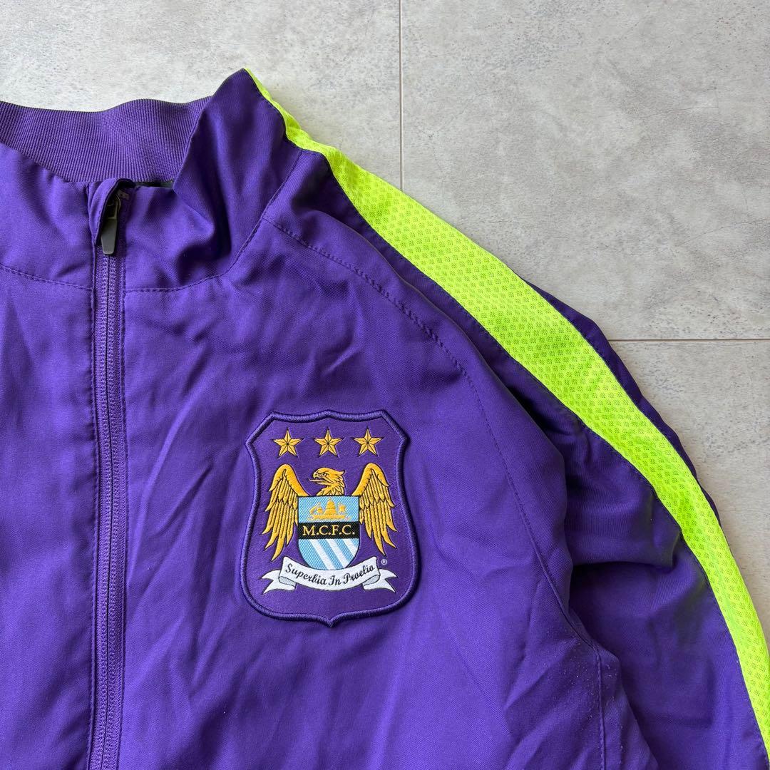 希少 旧エンブレム マンチェスターシティ ナイキ トラックジャケット Mサイズ