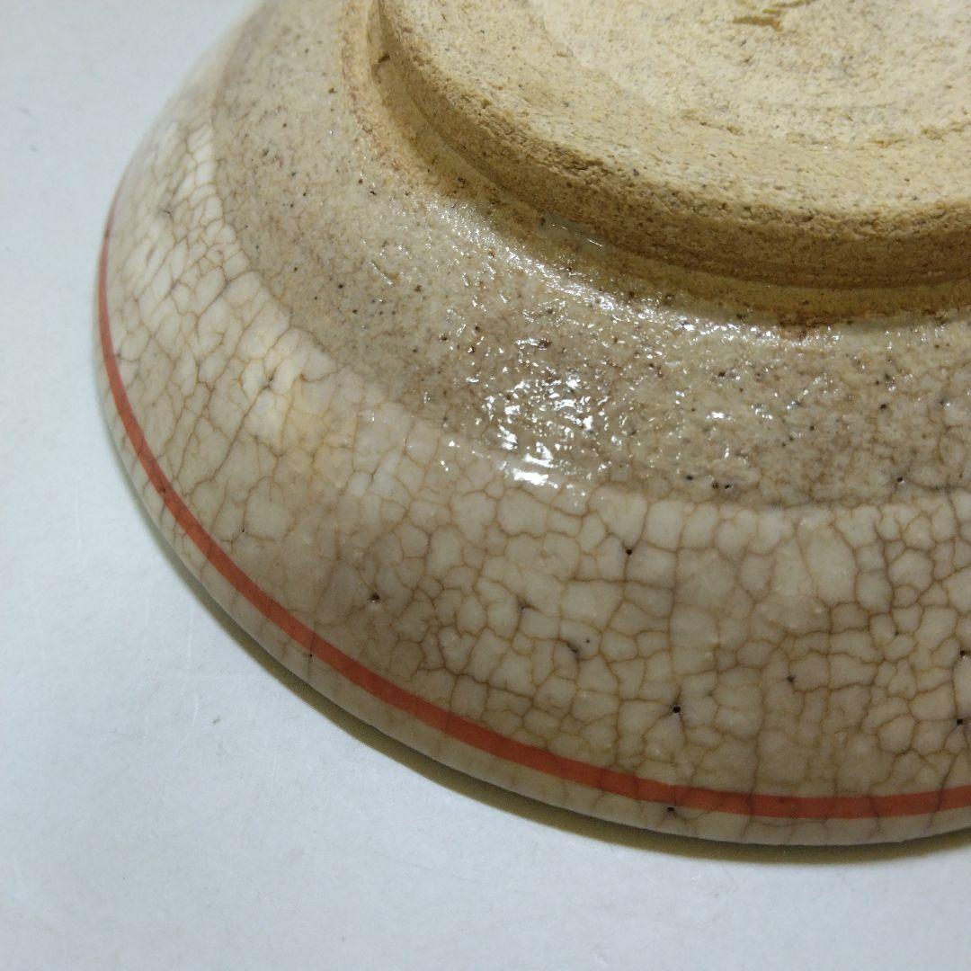 倣宋 赤絵 小皿５客組 共箱付 茶道具 時代物