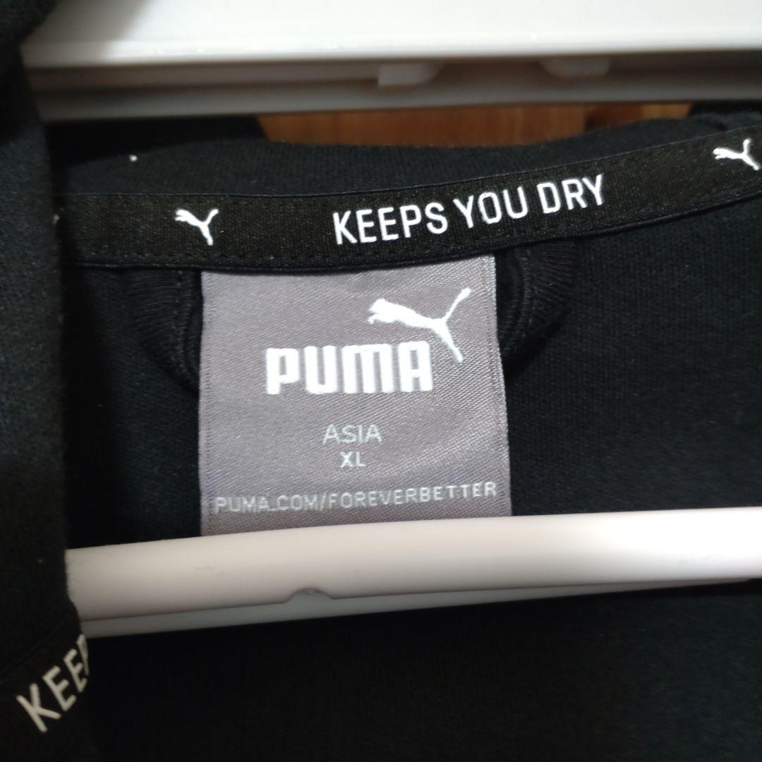 PUMA フルジップジャケットセットアップXL 黒