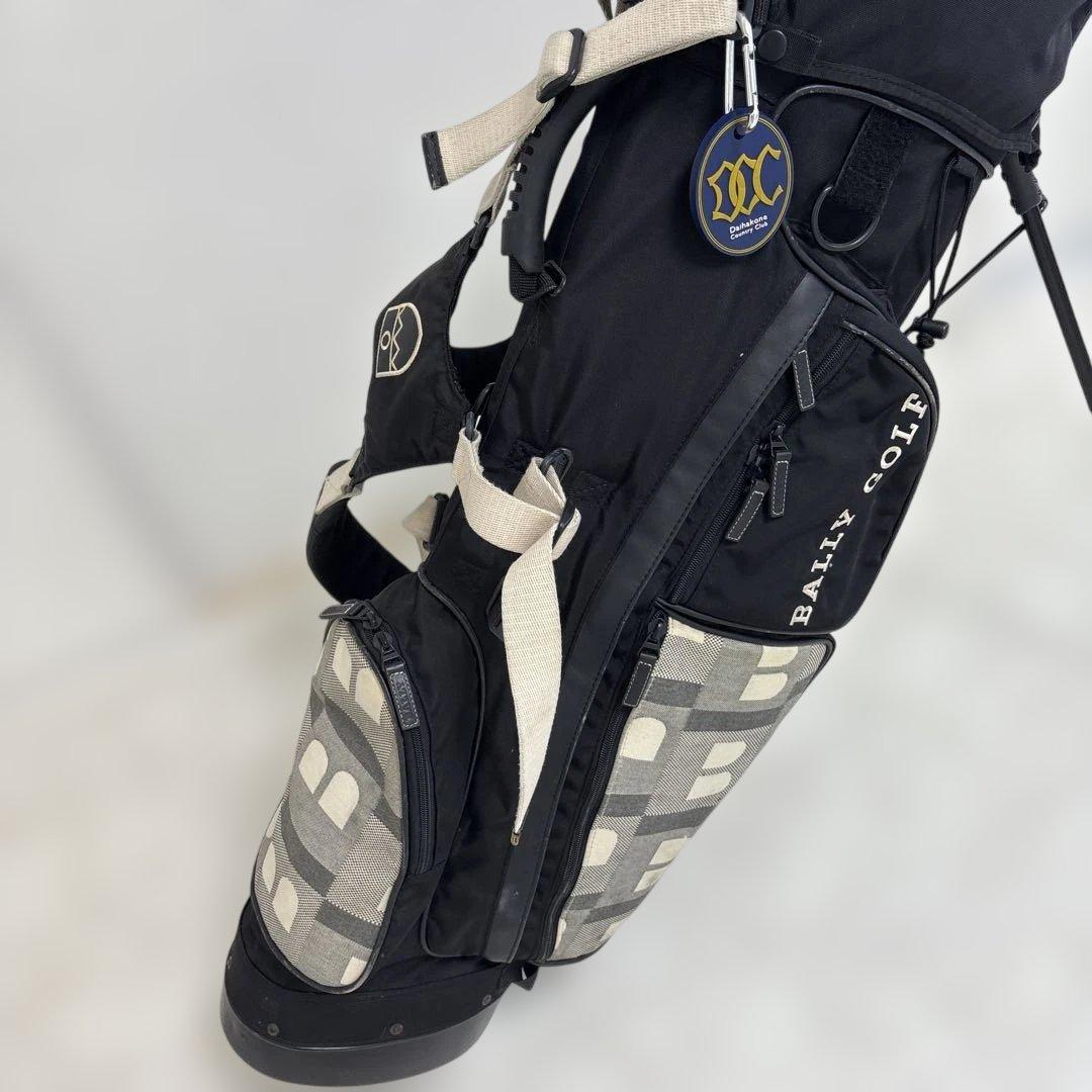BALLY GOLF 8.5型スリム スタンドキャディバッグ ブラック/グレー