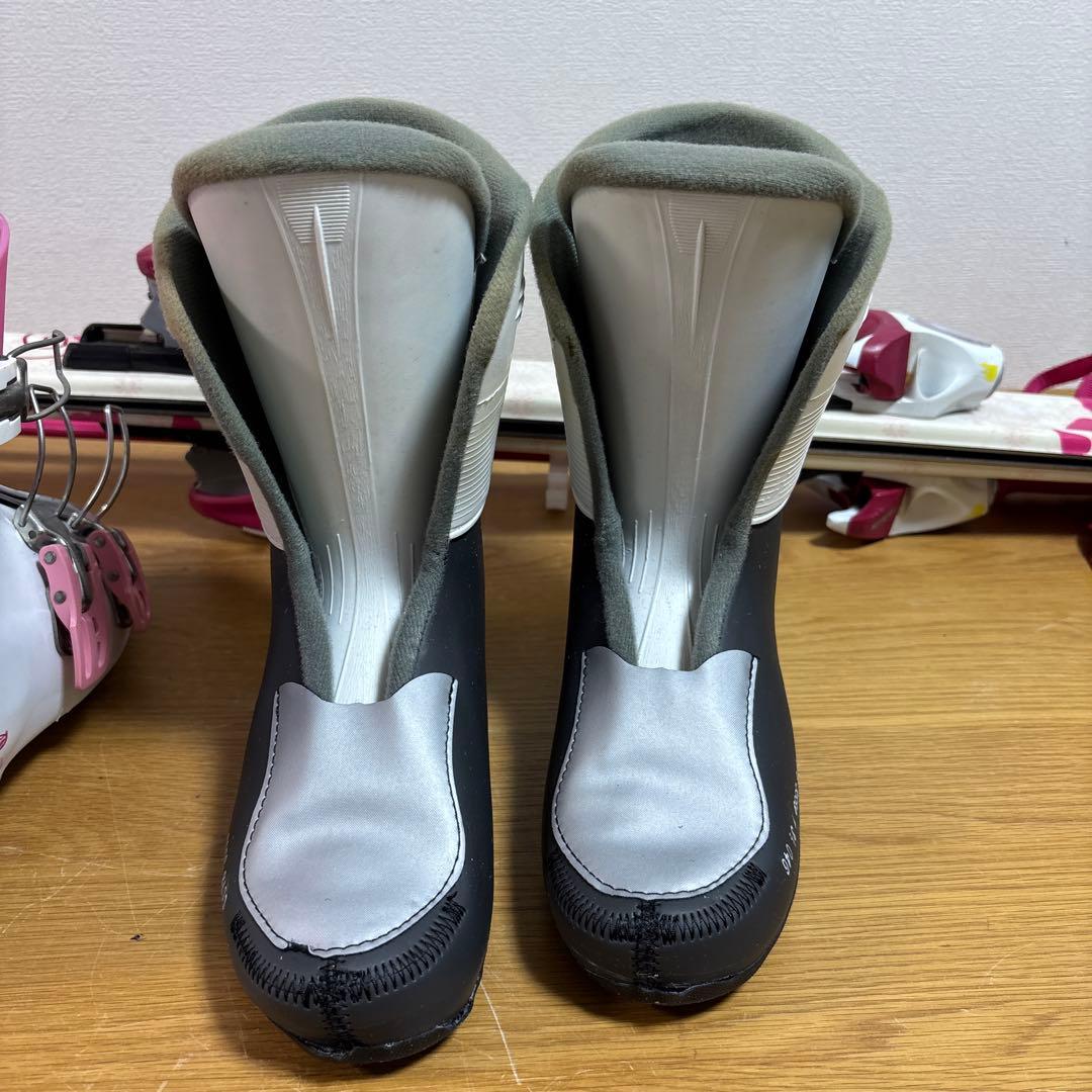 ジュニアストック付スキーセット　KAZAMA 130cm ATOMIC23cm