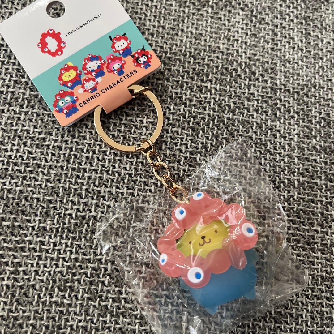 ミャクミャクサンリオクリアキーホルダー 4個セット