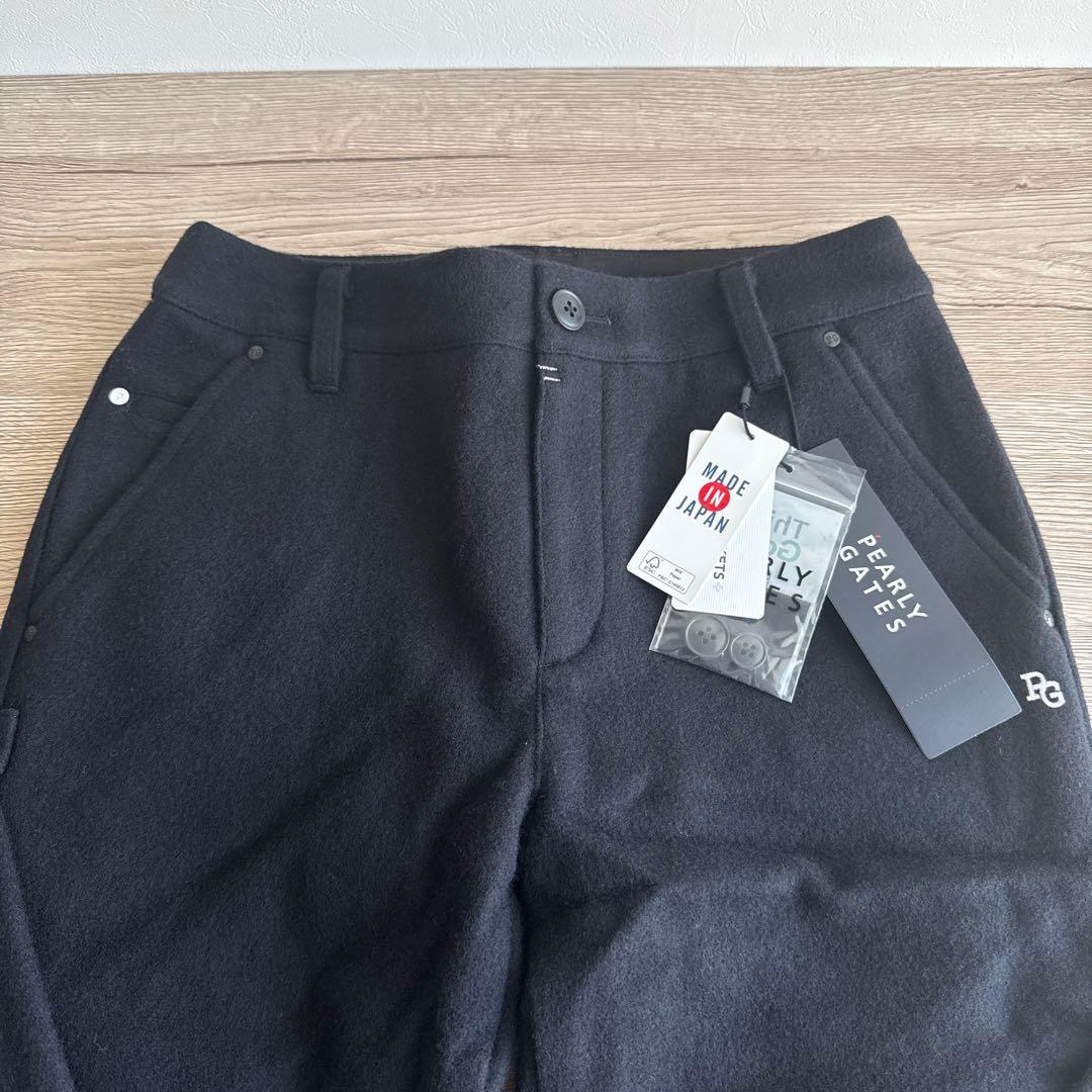 希少！新品未使用パーリーゲイツ　Essentialウールパンツ ダークネイビー