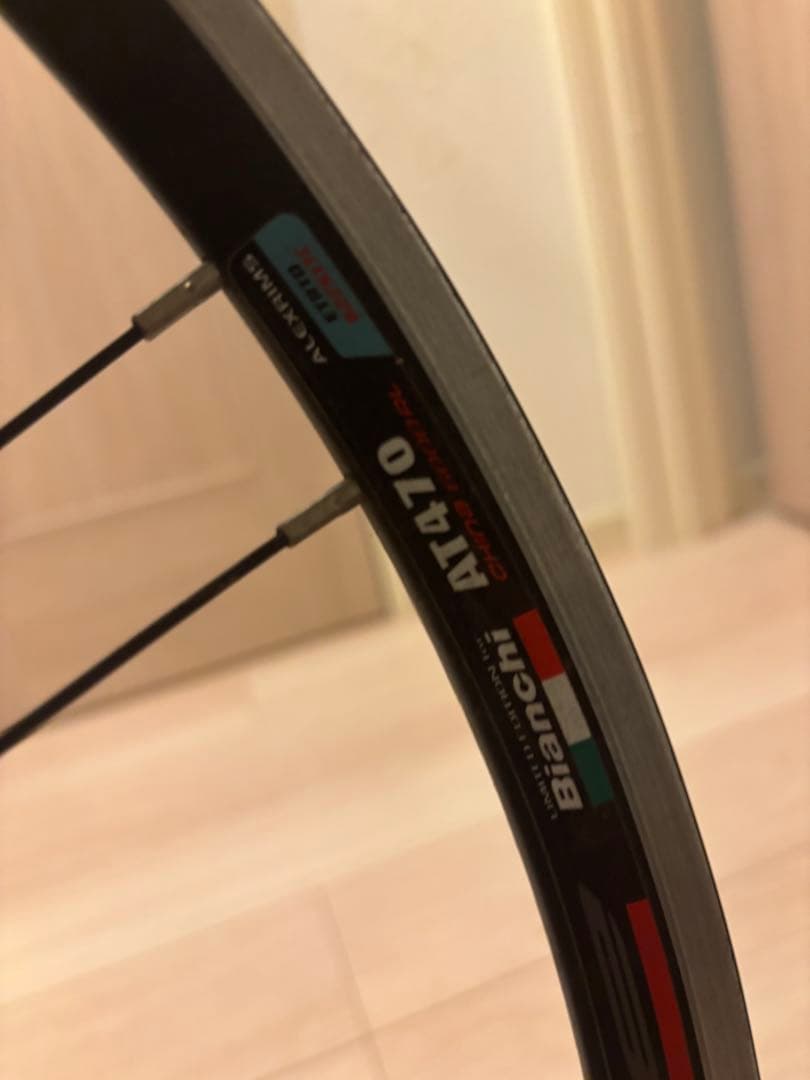 美品Bianchi純正ホイール前後セット