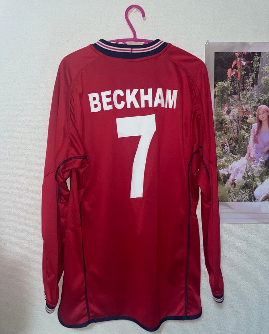 イングランド代表 BECKHAM ベッカム 7 リバーシブルユニフォーム 長袖