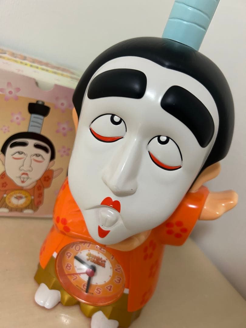 【希少】志村けん バカ殿様 目覚まし時計 置き時計 箱付き