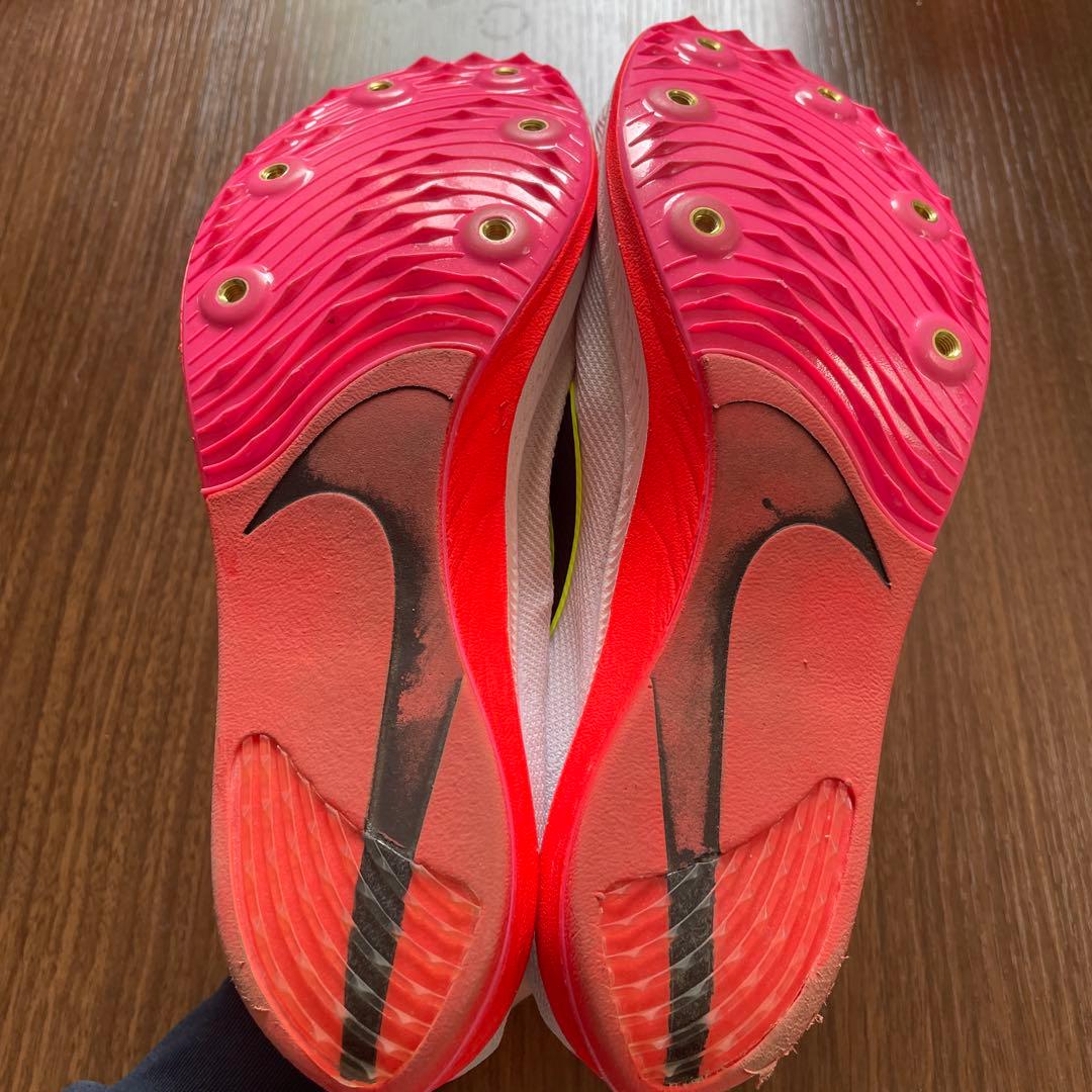 Nike スパイクシューズ ホワイト/ピンク/ブラック/イエロー　26.5cm