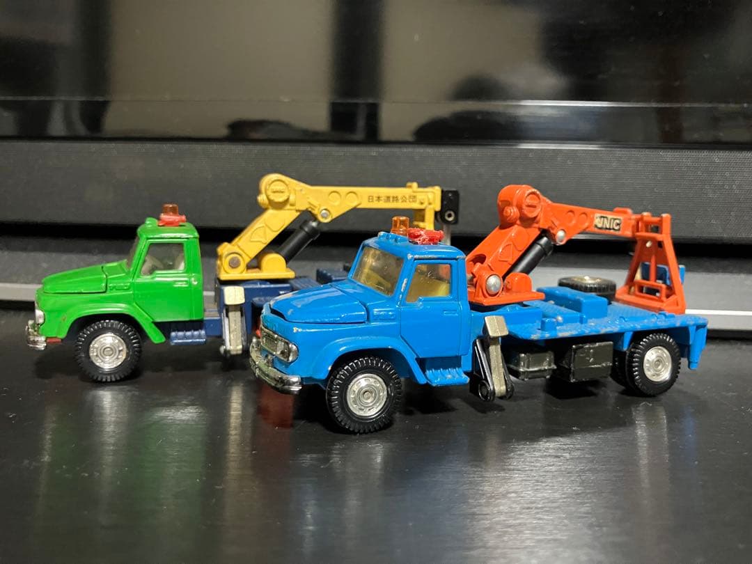 トミカダンディ　レッカー車2台セット　絶版　当時物