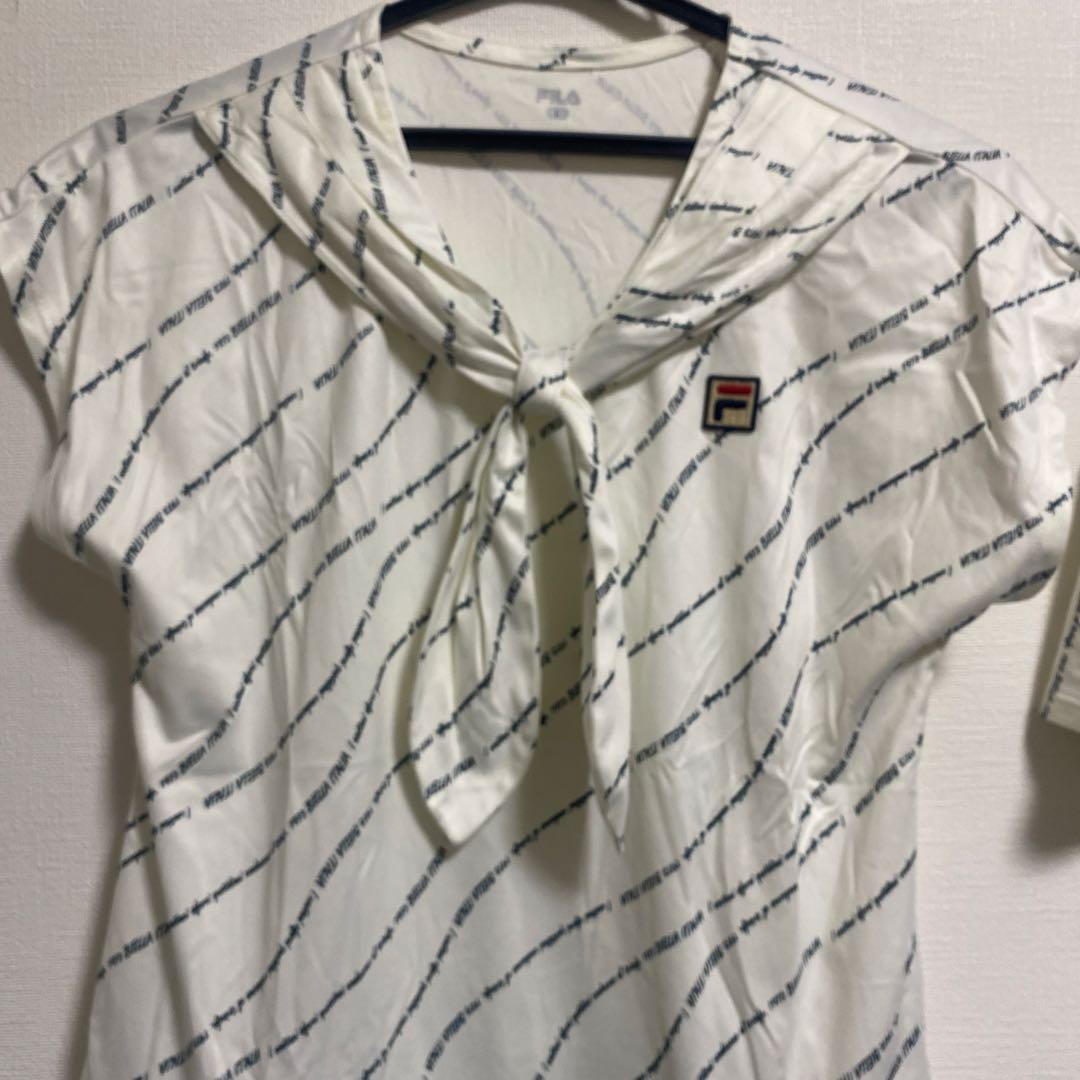 FILA セット　テニス　スコート　L ホワイト　レディース