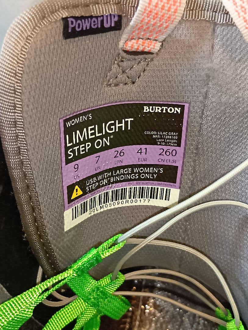 スノーボード BURTON BOA Limelight STEP ON26cm women`s