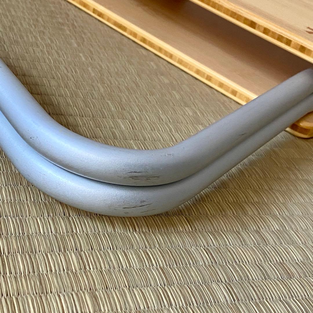 【＊ perk】《超美品》コンパクトな折り畳みテーブル　Myテーブル竹