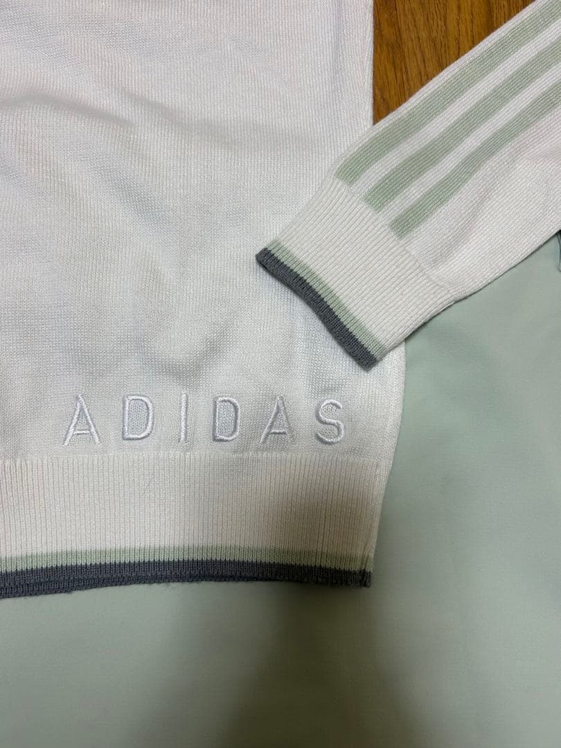 adidas セーター×巻きスカート セットアップ