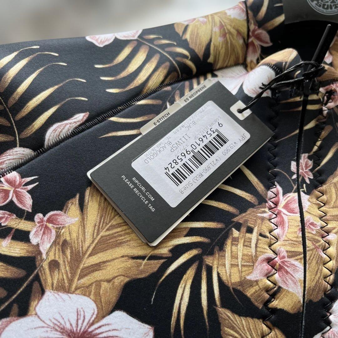 RipCurlリップカールロンスプ　花柄ウェットスーツ 定価¥21,890