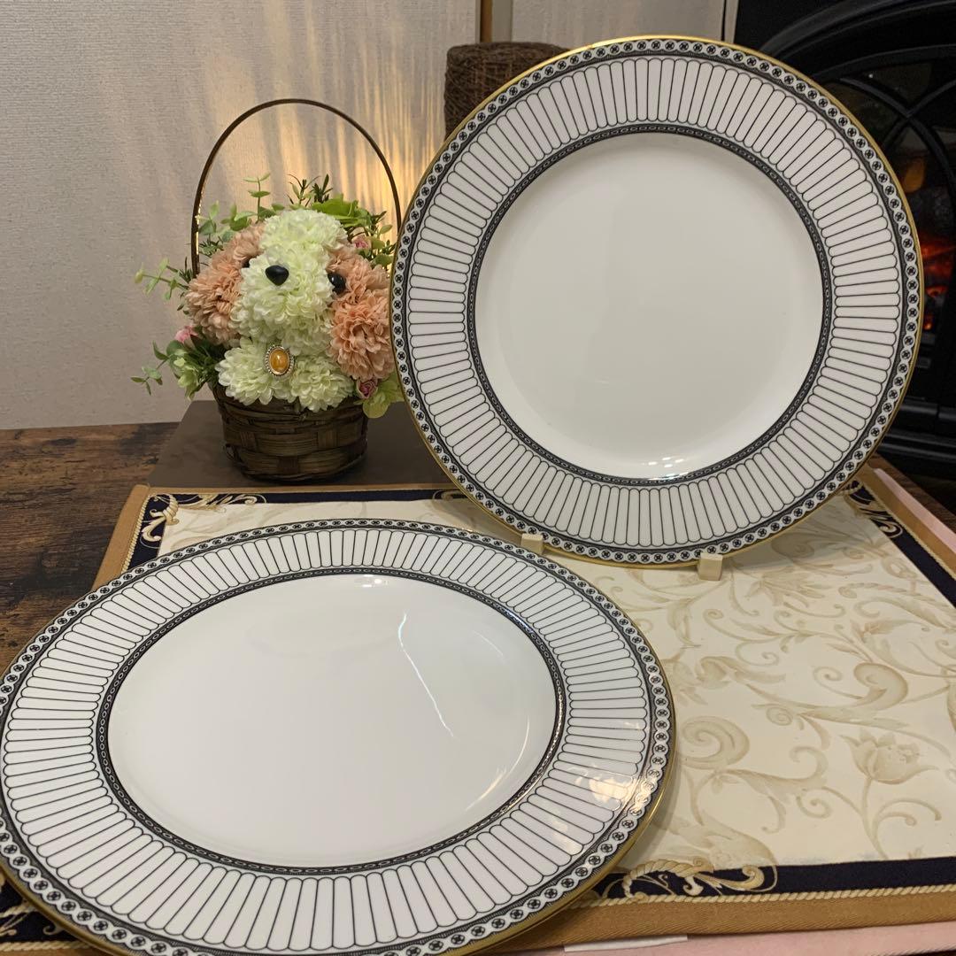 ウェッジウッド コロネード　ユーランダー　27cmディナープレート　大皿2枚