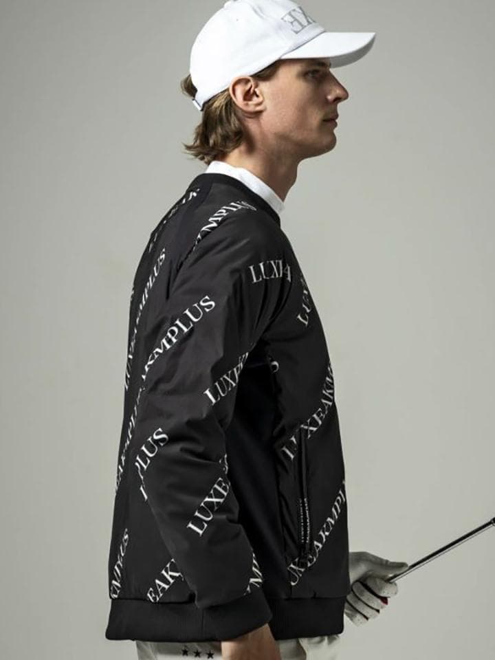 LUXEAKMPLUS 23AW バイカラー総柄中綿 スニードジャック ゴルフ