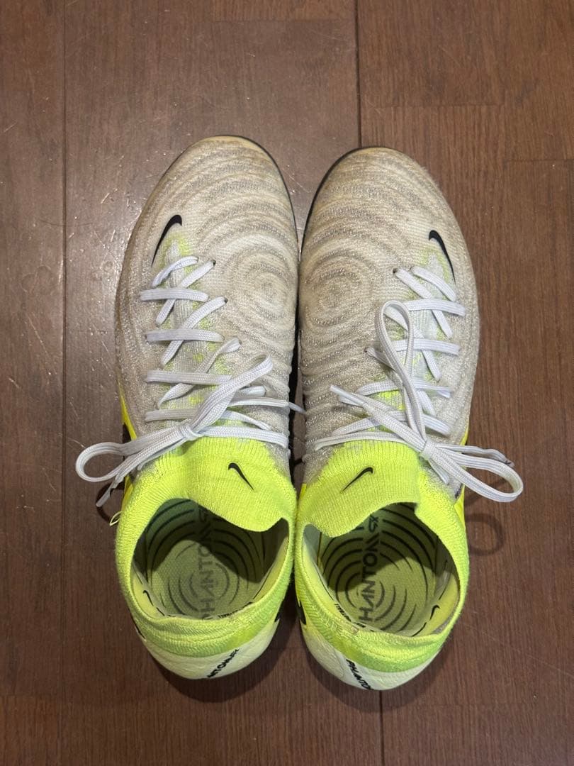 ※マリ〜→Nike サッカーシューズ ホワイト/イエロー
