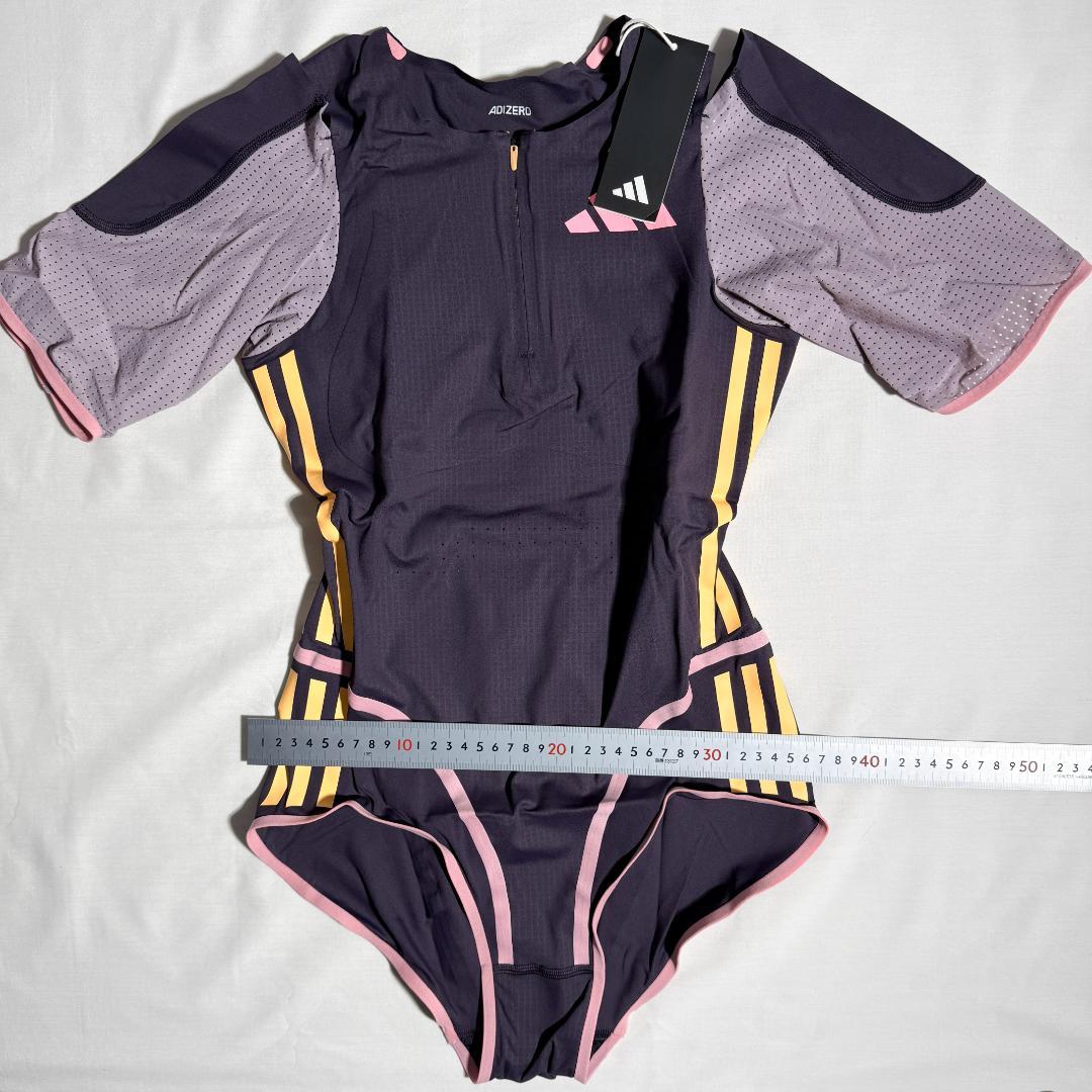 adidas アディダス 女子陸上 レーシングレオタード UK M