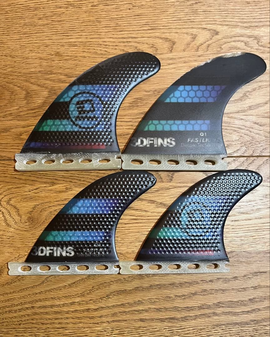 サーフボード フィン 3DFINS フューチャー　クアッド