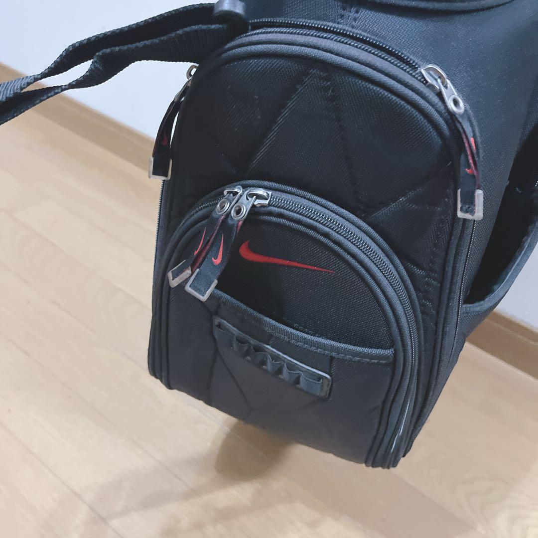 K317 訳あり NIKE ナイキ キャディバッグ　ブラック