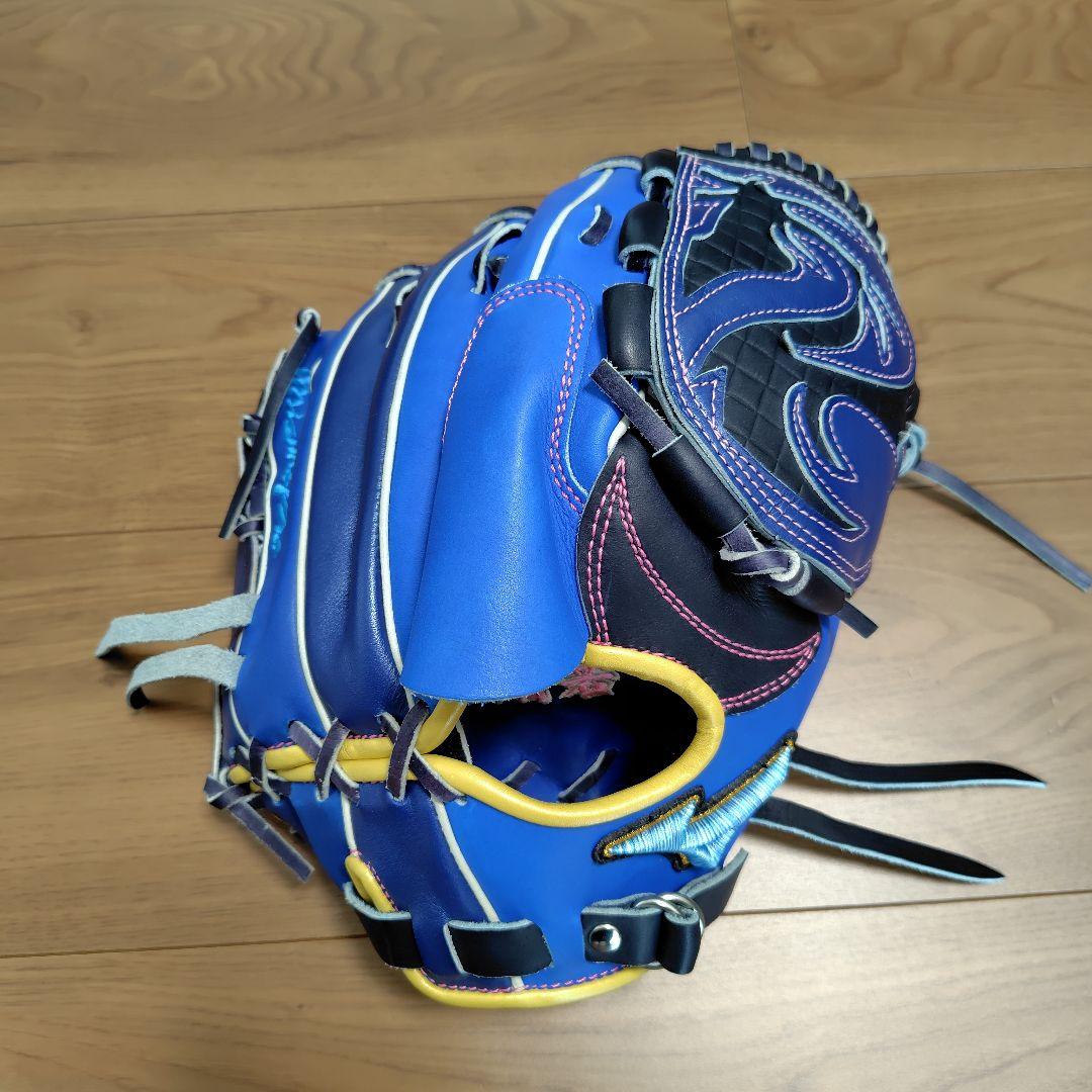 ミズノプロ 軟式用 オーダー ダイバーシティブルー 投手用 グローブ グラブ