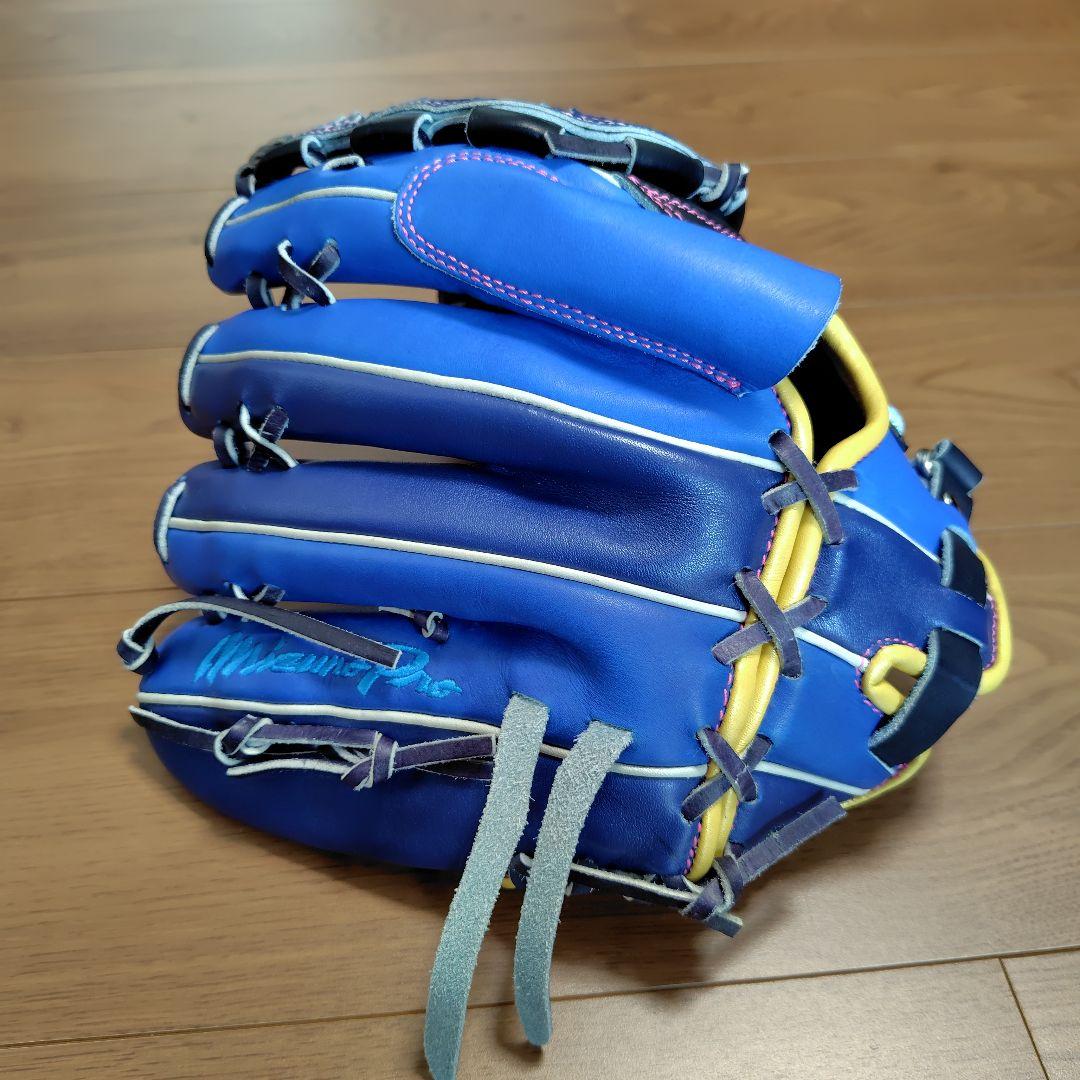 ミズノプロ 軟式用 オーダー ダイバーシティブルー 投手用 グローブ グラブ