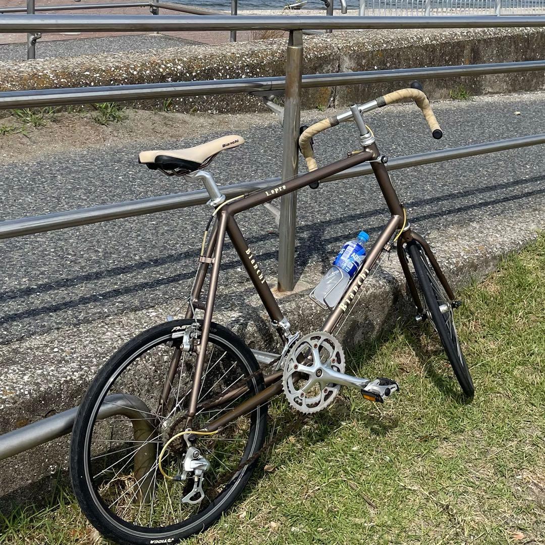 Bianchi ビアンキ ミニベロ Lepre ブラウン 2x8s 530mm