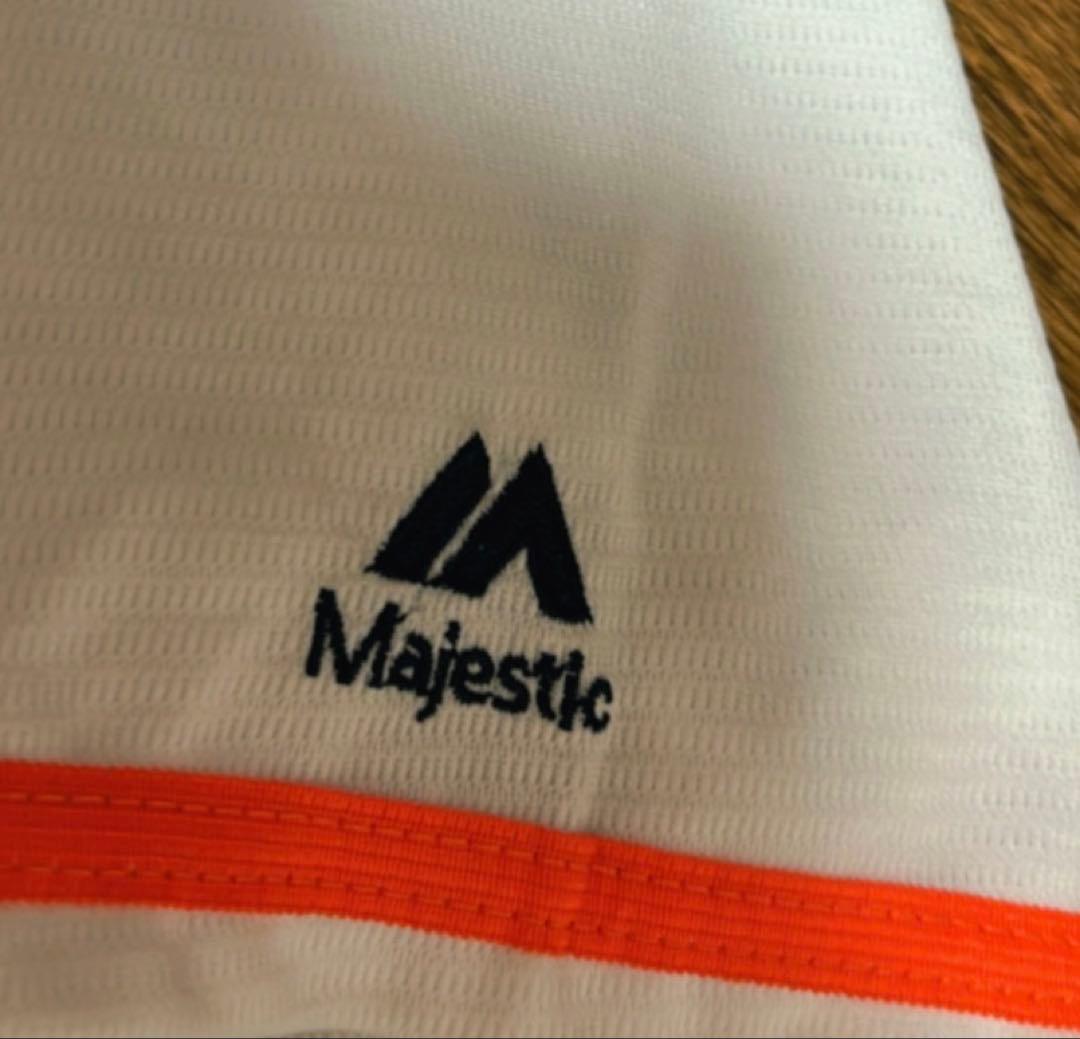 【majestic】ヒューストンアストロズ・ベースボールシャツ・ゲームシャツ