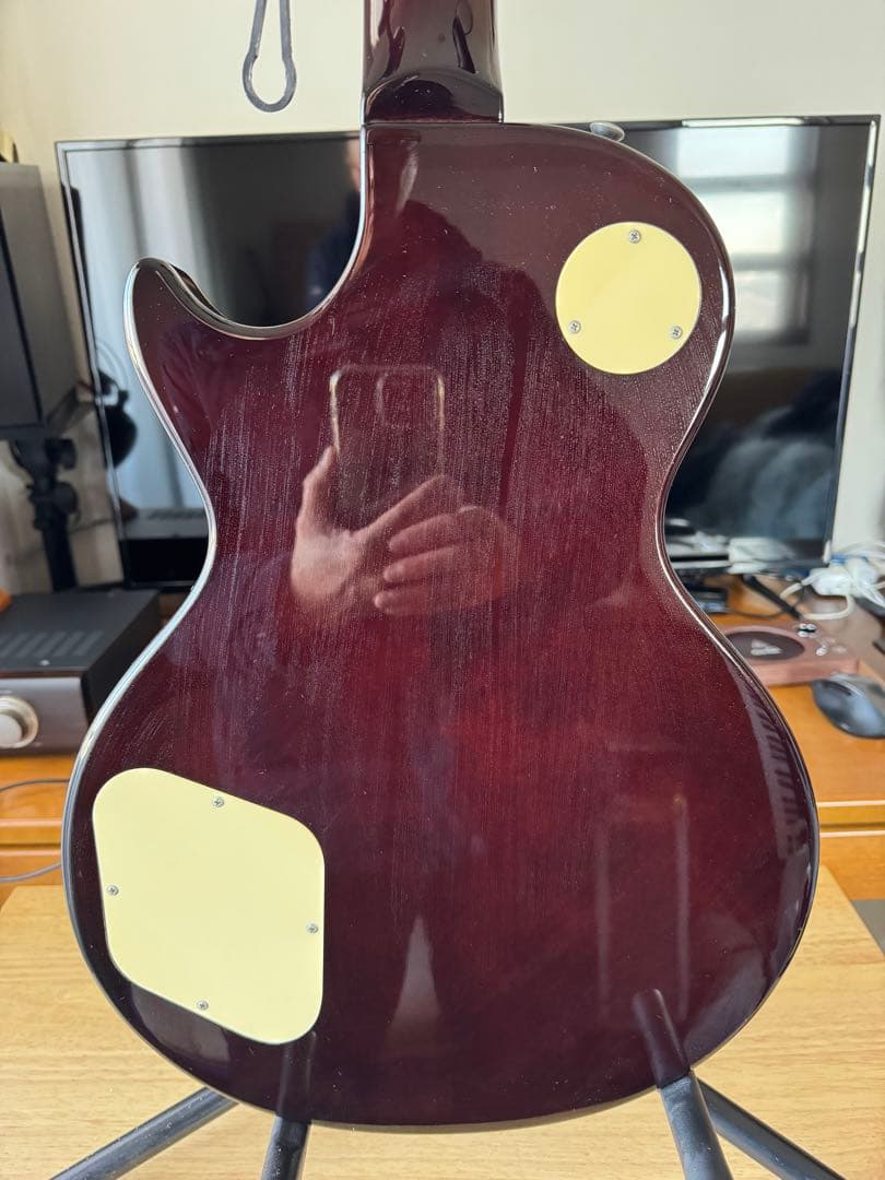【美品】FERNANDES LSD-55N STB エレキギター(スタンド付き)