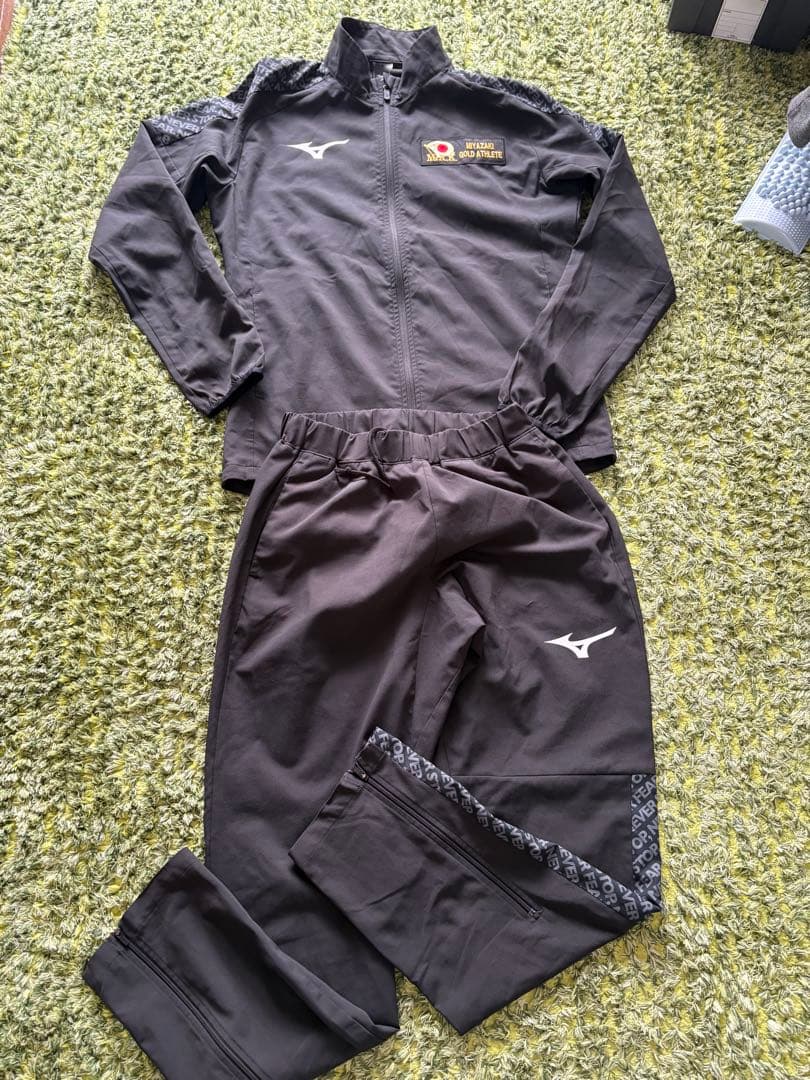 Mizuno ランニングウェア　ウェーブライダー　ジャージ上下セット