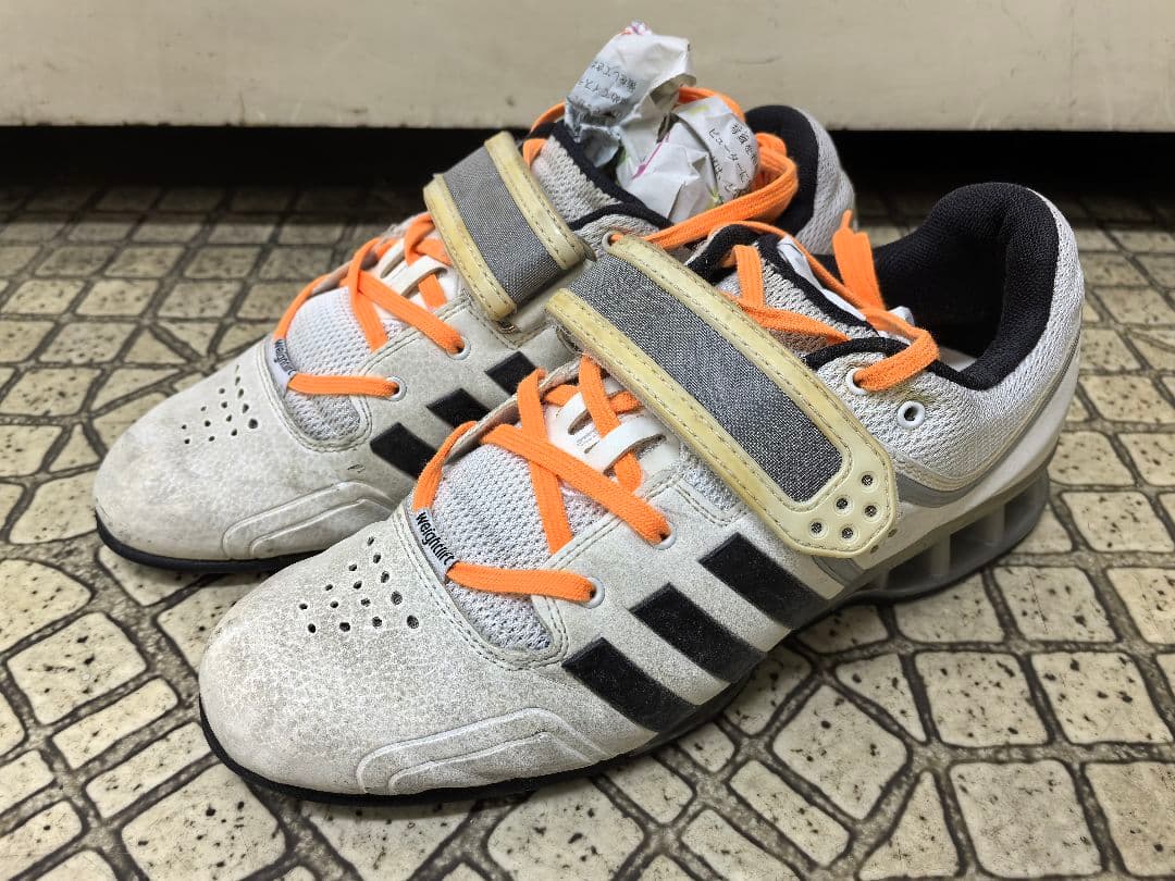 稀有 アディダス adipower1 ウエイトリフティングシューズ スクワット