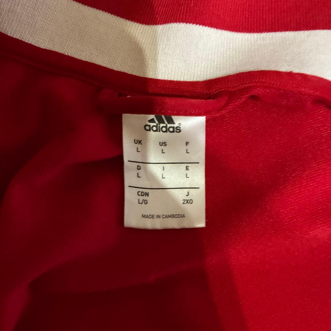 adidas FCバイエルントラックジャケット　レッド