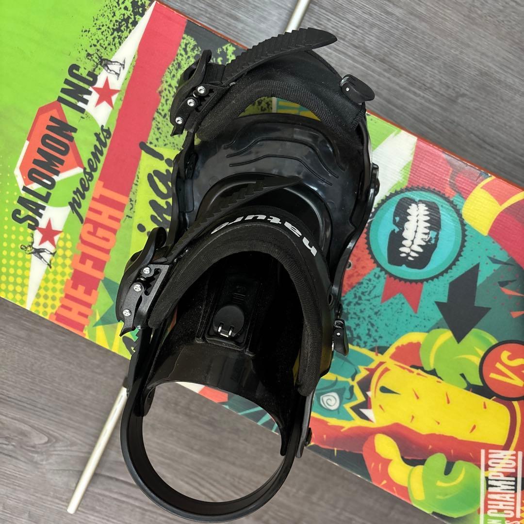 SALOMONキッズスノーボード140cm ビンディング付き