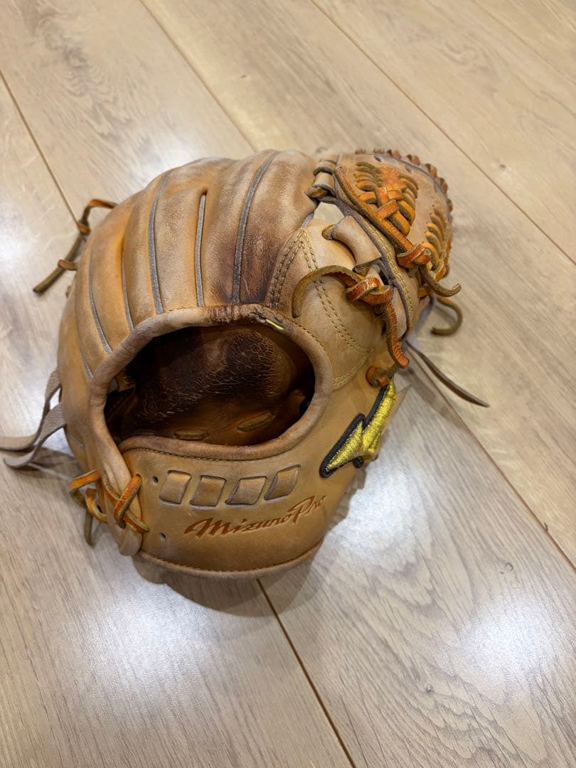 ミズノプロ一般硬式内野手グローブ！高校野球対応品！