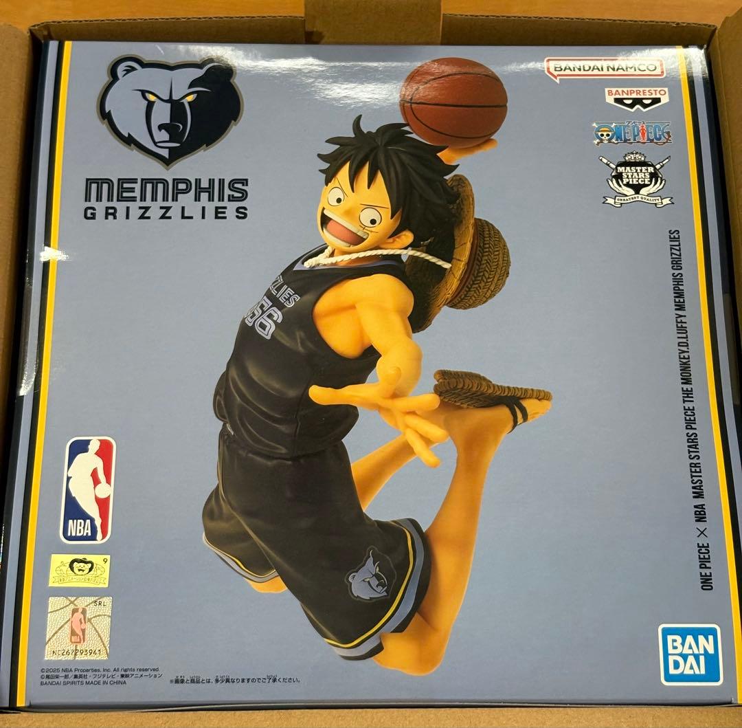 ワンピース NBA ルフィ フィギュア グリズリーズ ワンピースベースショップ