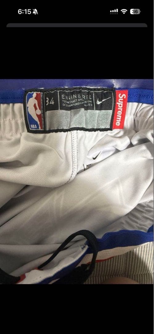 Nike/Supreme NBAジャージ セットアップ　Mサイズ