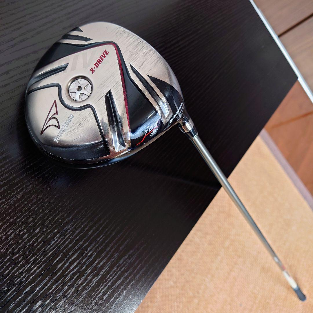ツアーステージX-DRIVEドライバー460グリップ新品S初心者ゴルフクラブ中古