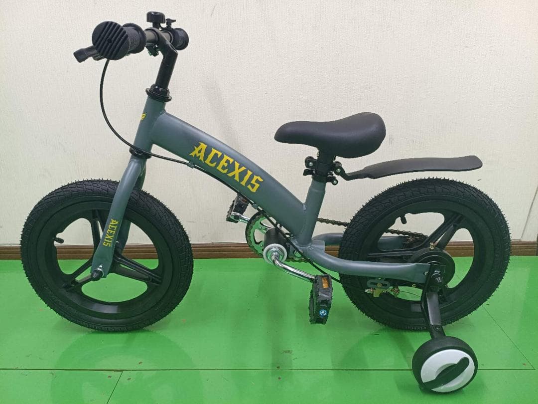 新品未使用 3in1 子供自転車 キックバイク 14インチ GRAY色