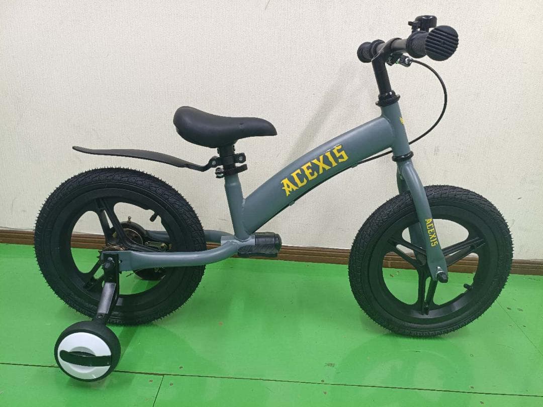 新品未使用 3in1 子供自転車 キックバイク 14インチ GRAY色