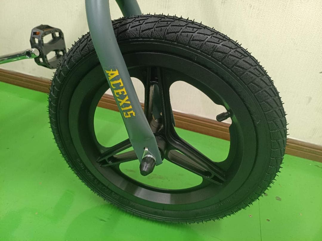 新品未使用 3in1 子供自転車 キックバイク 14インチ GRAY色