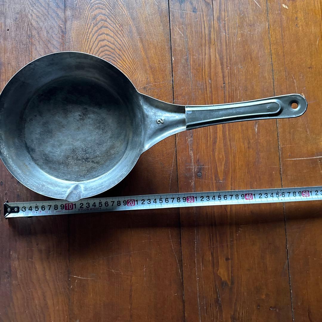 ビンテージ コールドハンドルフライパン　スキレット　カウボーイ
