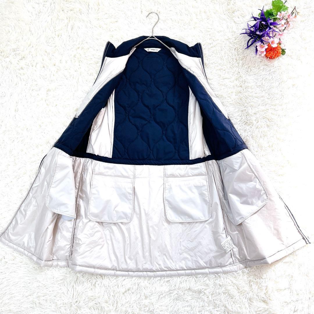 新品タグ付✨アンパスィ 希少 LL 中綿ワンピース 撥水 保温 ゴルフウェア 冬
