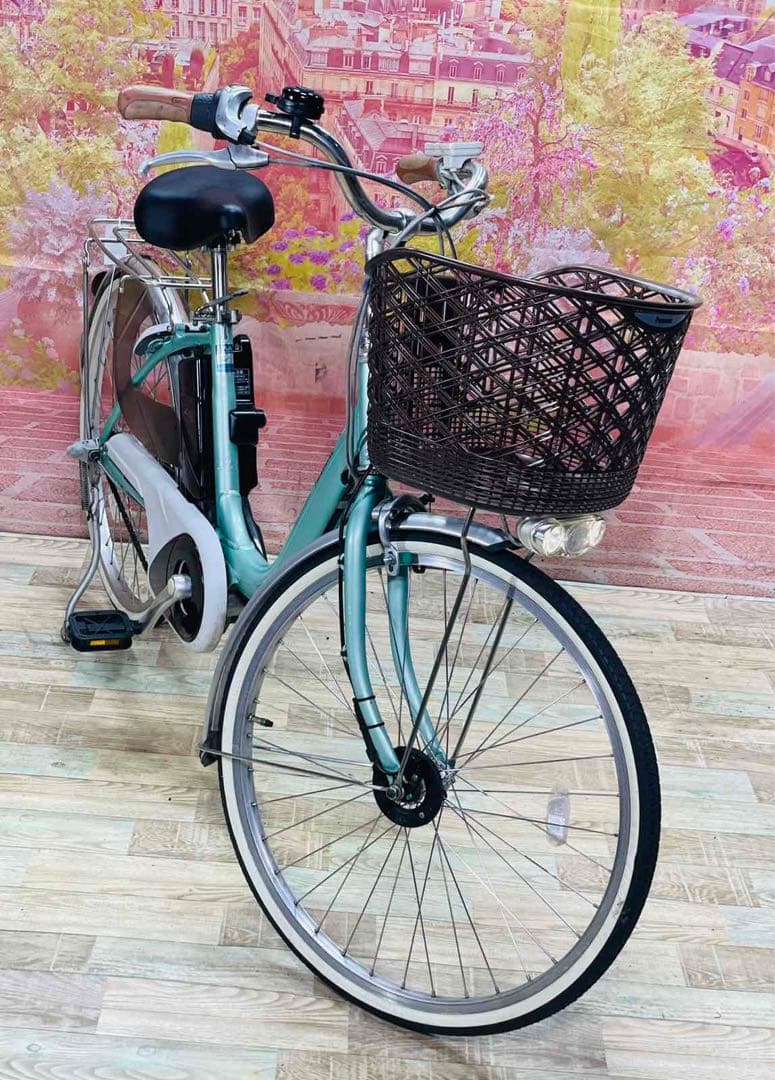 K2915 電動自転車パナソニック ママチャリ24インチ 8.9Ah 送料無料