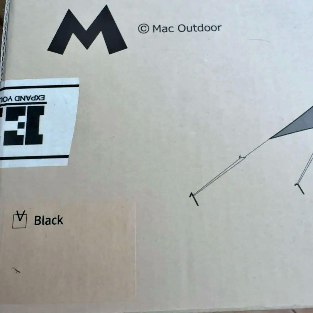 マックワン Macone ヘキサタープ L ブラック