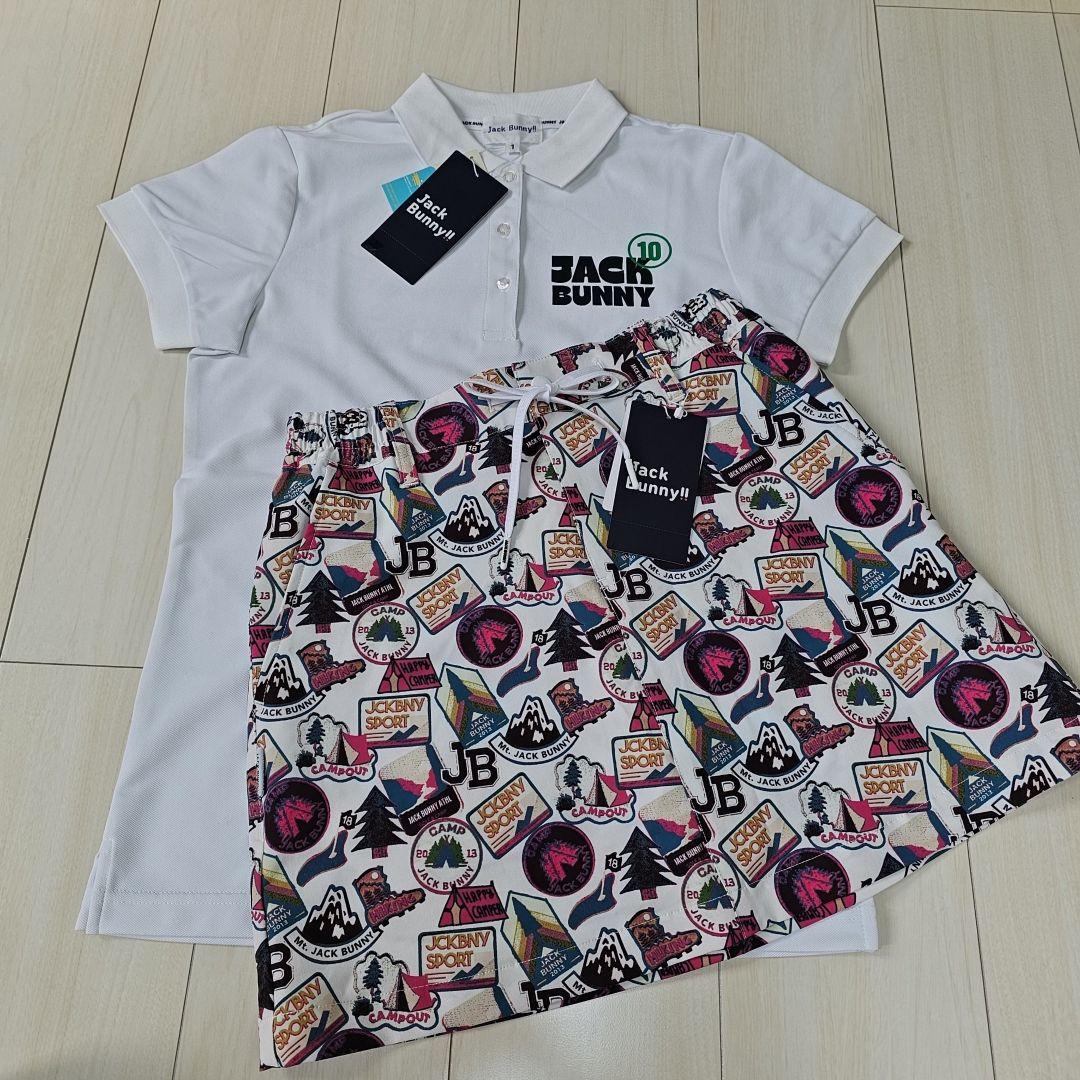 サイズ1♡新品タグ付♡ジャックバニー♡レディース♡セットアップ♡上下♡春夏♡半袖