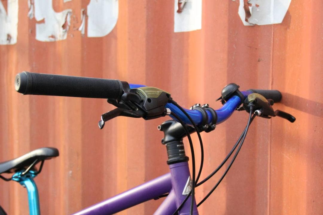 整備済み クロスバイクカスタム MARIN MUIRWOODS SE パープル