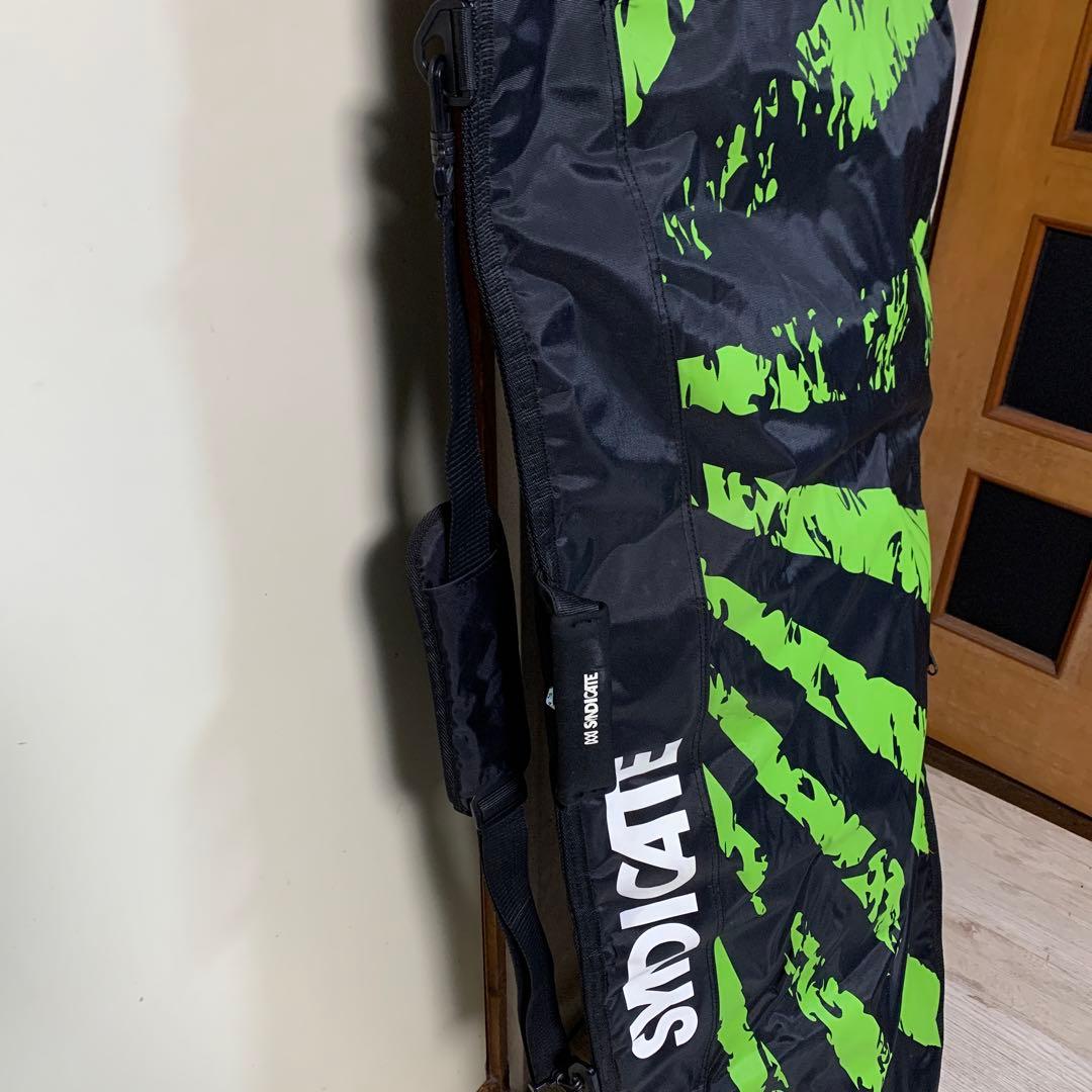 SYNDICATE サーフボード ハードケース 緑/黒 縦200cm 横63cm