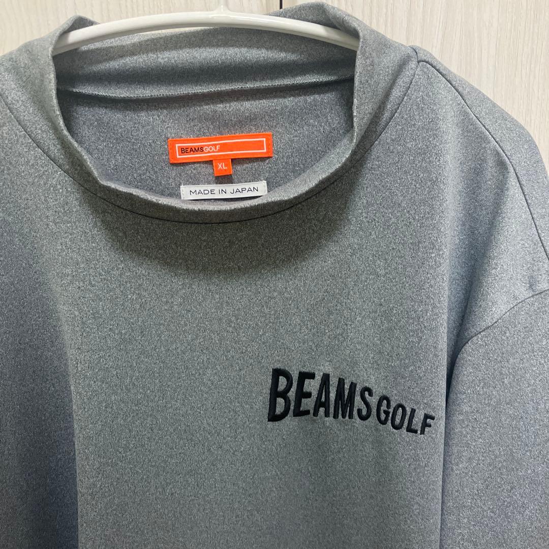 【美品】BEAMS GOLF モックネックシャツ XLサイズ 日本製