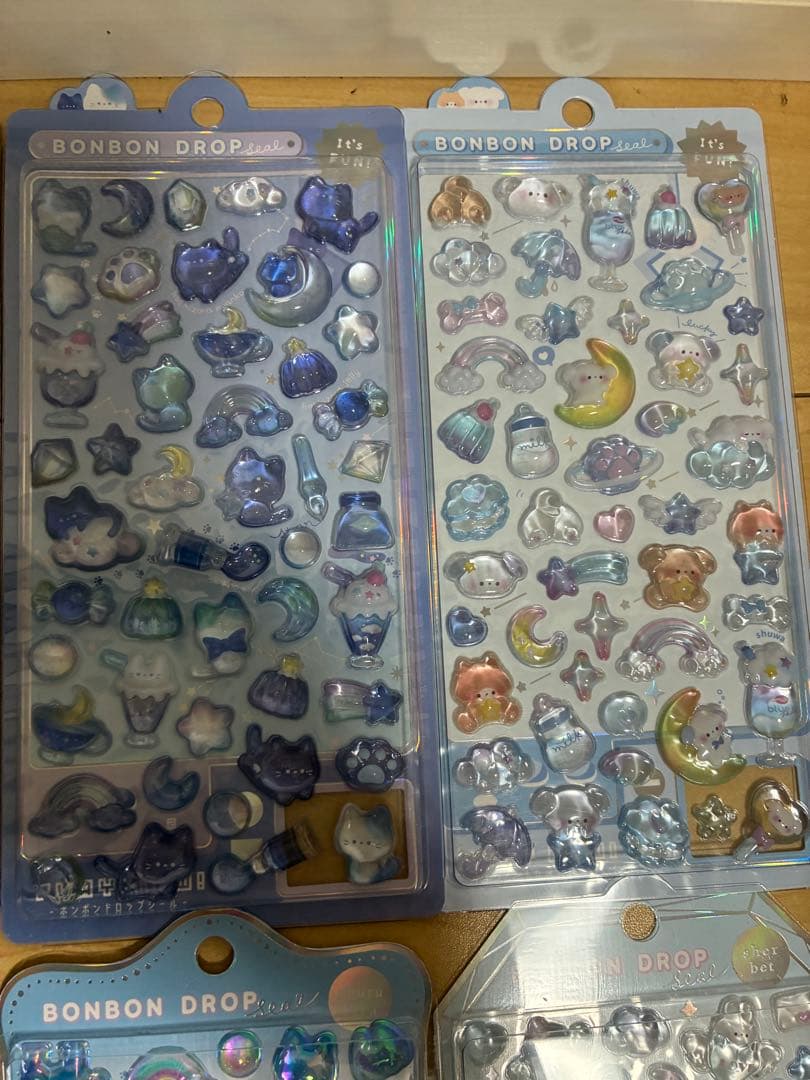 【お買い得価格】ボンボンドロップシール うるちゅるポップシールまとめ売り30枚