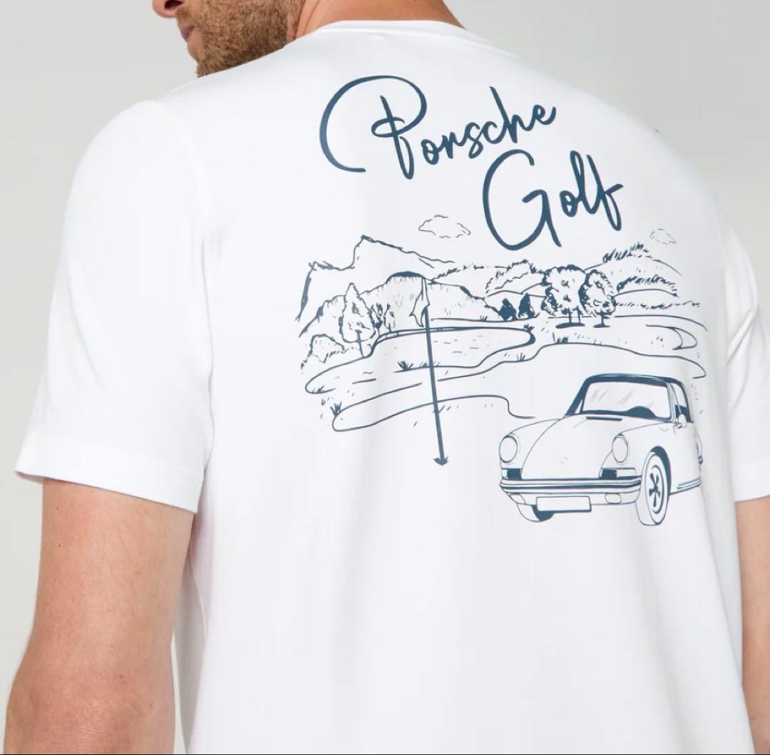 Porsche Golf Tシャツ ホワイト 911 タルガ 60Y